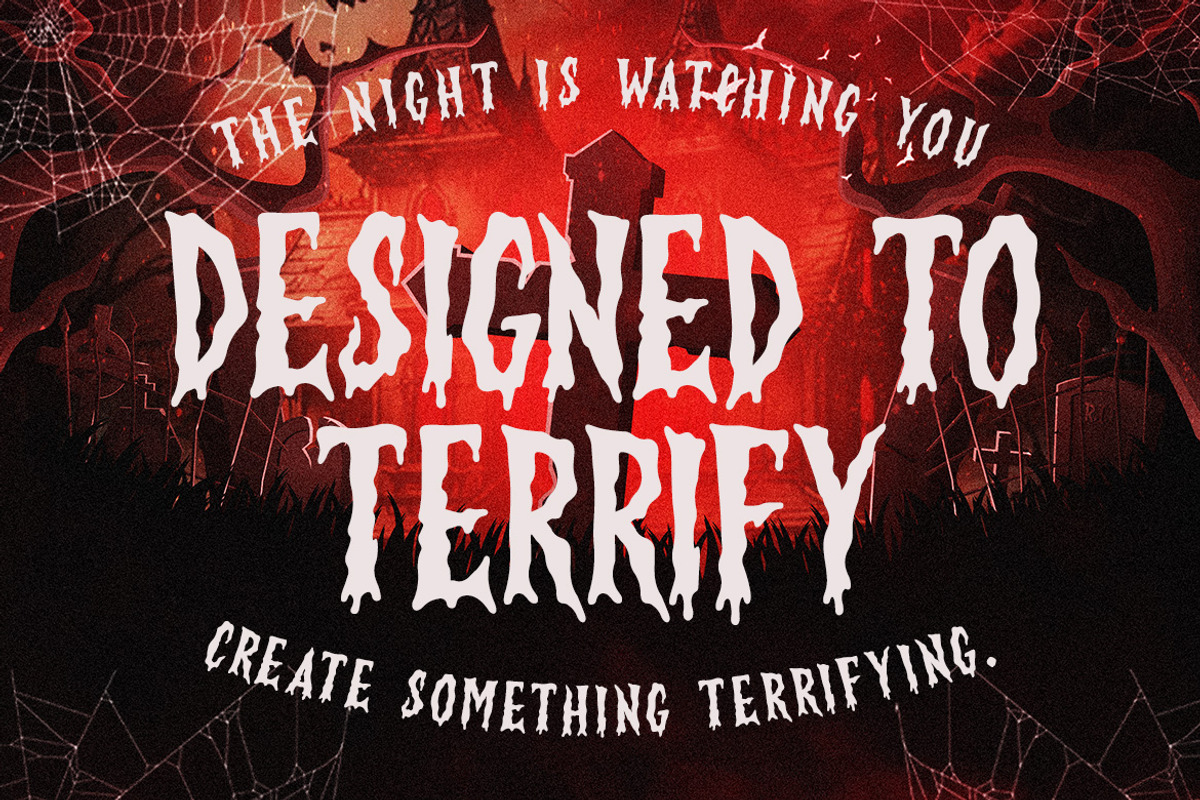 Hellverster – Horror Display Font, a Handwritten Font by decographstud (Photo 3 of 7)