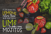 Strawberry Mojito Font, a Sans Serif Font by Aneeks Designs (Thumbnail 4 of 4)