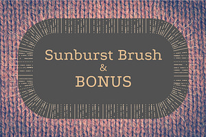 Sunburst Brush For Illustrator