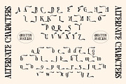 Monde - 100 Ligatures, a Serif Font by Burntilldead (Thumbnail 13 of 16)