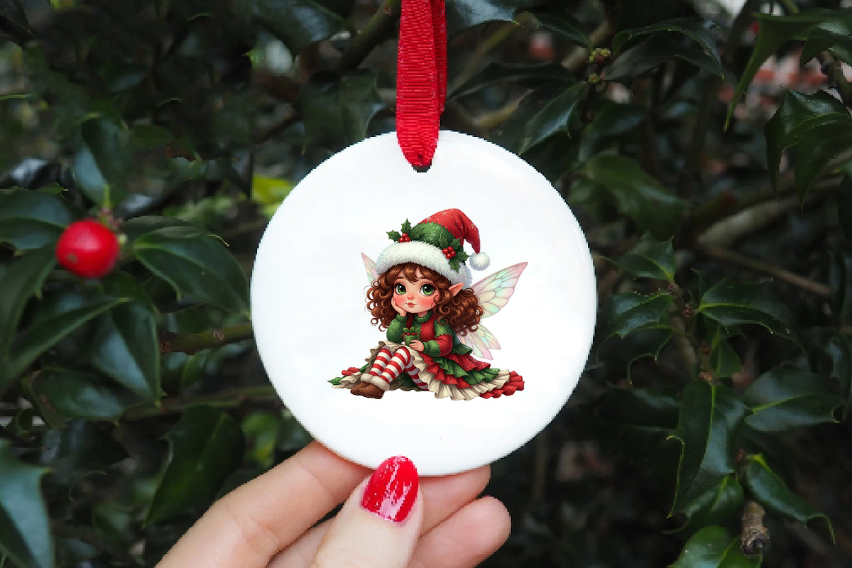 Whimsical Christmas Fairy PNG, an Illustration by DreamArtGraphic (Photo 2 of 6)
