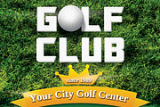 Golf Club Flyer Template, a Flyer Template by Krukowski Graphics (Thumbnail 3 of 3)