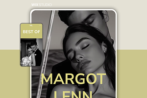 Margot Lenn - WIX Website Template, a Templates & Theme by Palms&Muses
