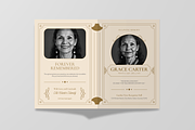Funeral Program Bifold Brochure, a Brochure Template by Annora Studio (Thumbnail 3 of 6)