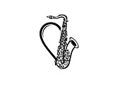 Saxophone Music Love Vector Bundle, an Illustration by Designs_River (Thumbnail 49 of 51)