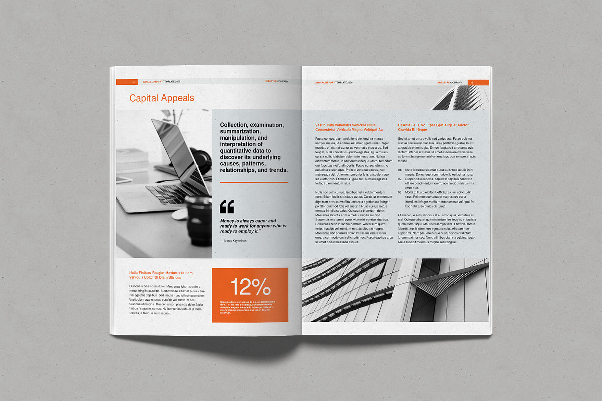 Kreatype Annual Report, a Brochure Template by Kreatype Studio (Photo 12 of 18)