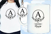 Floral Alphabet Monogram Letter SVG, a Graphic by D2PUTRI (Thumbnail 14 of 27)
