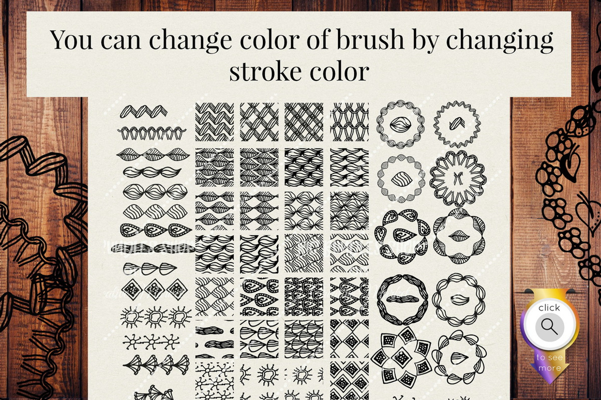 Anti stress coloring: brushes for Ai, a Brush Add-On by Big Bundles Shop (Photo 2 of 3)