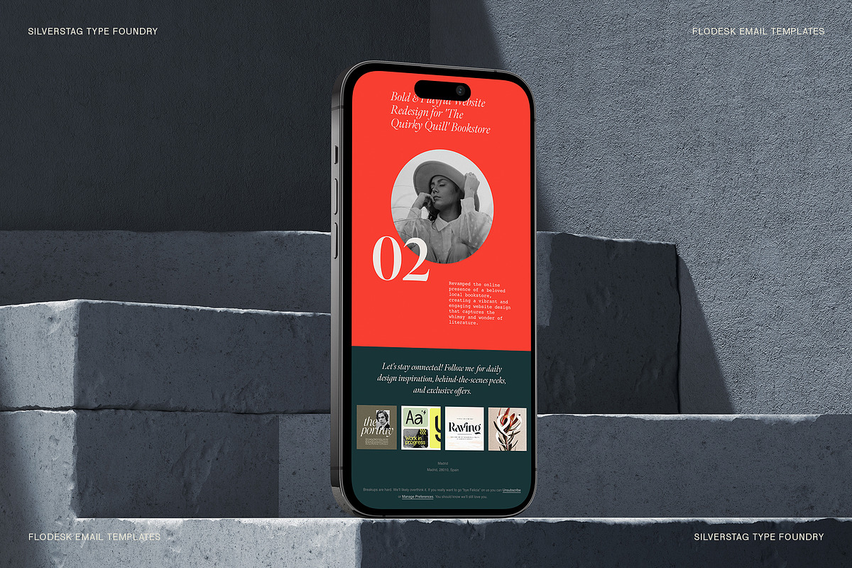 The Silver Flodesk Email Templates, an Email Template by SilverStag Type Foundry (Photo 10 of 12)