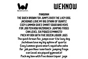 Checkmate font, a Sans Serif Font by weknow (Thumbnail 6 of 8)