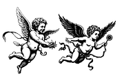 21 Cherub Illustrations - vector, a Decorative Illustration by Gonez Studio (Thumbnail 3 of 13)