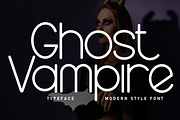 Ghost Vampire | Script Font, a Script Font by Scratchones (Thumbnail 1 of 8)