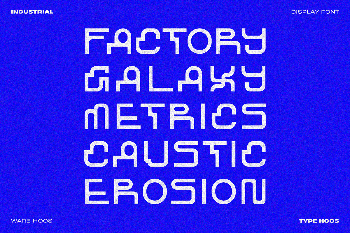 Ware Hoos - Display Font, a Sans Serif Font by Type Hoos (Photo 6 of 8)