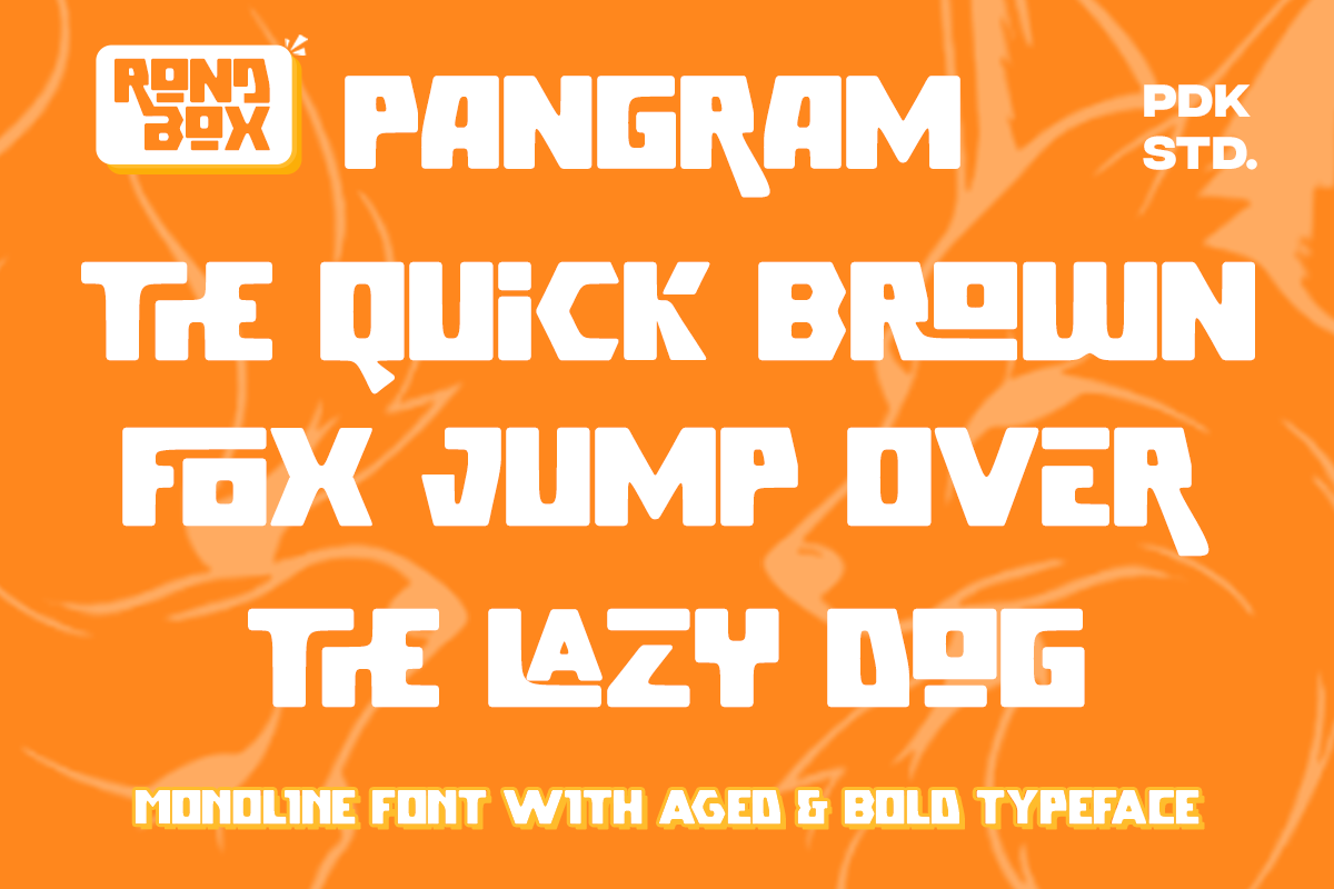 Rond Box - Heavy Font, a Sans Serif Font by Pandeka Studio (Photo 6 of 10)