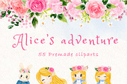 Alice's adventure in wonderland, a Decorative Illustration by heyiamalice (Thumbnail 3 of 14)
