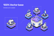 70 AI Isometric illustrations, a Technology Illustration by Vectors Market (Thumbnail 5 of 11)