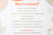Donation Certificate, a Stationery Template by DesignDevisers (Thumbnail 10 of 10)