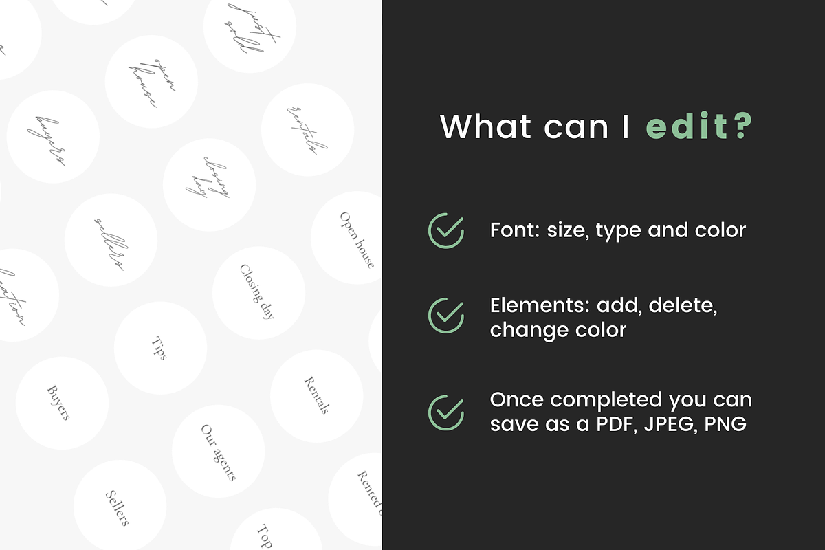 60+ Minimal Text Realtor Highlights, a Social Media Template by Estatik Designs (Photo 6 of 8)