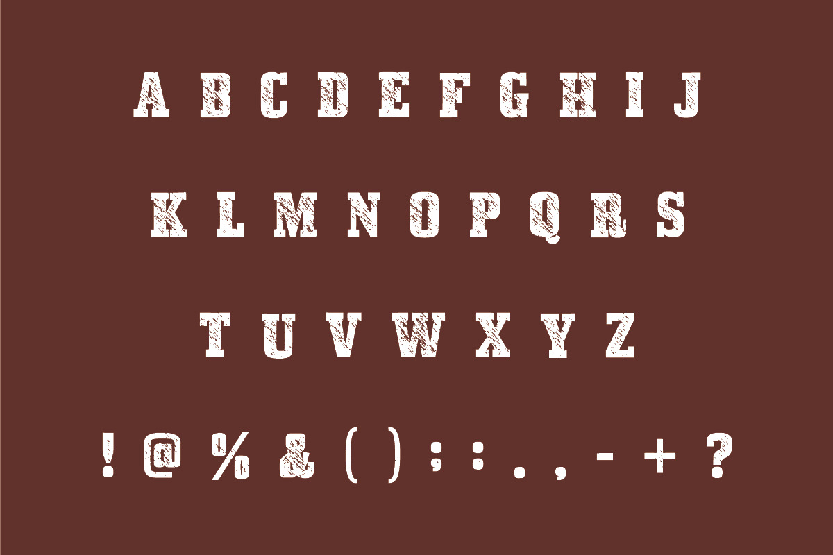 Rustic Vintage, a Slab Serif Font by Limited.studio (Photo 7 of 7)
