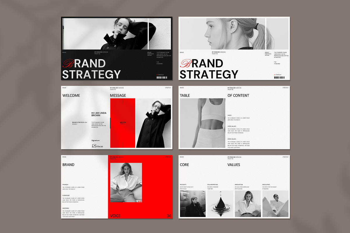 Brand Strategy Presentation Template, a Presentation Template by Aura Agency (Photo 5 of 8)