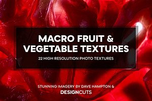 Macro Fruit And Vegetable Textures