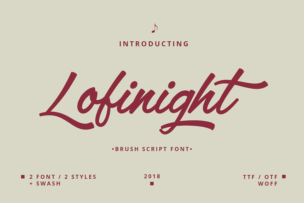 Lakeland brush font preview 2