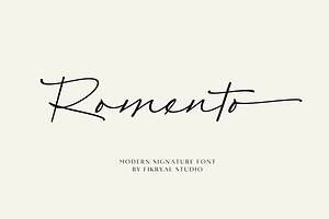 Romento Modern Signature