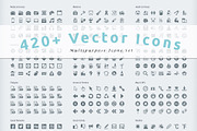 420+ Multipurpose Vector Icons, an Icon by Optimistic Designs (Thumbnail 1 of 5)
