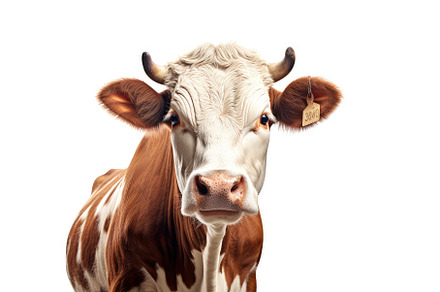 Cow photo realistic illustration -, an Animal Photo by Aimagenarium@gmail.com