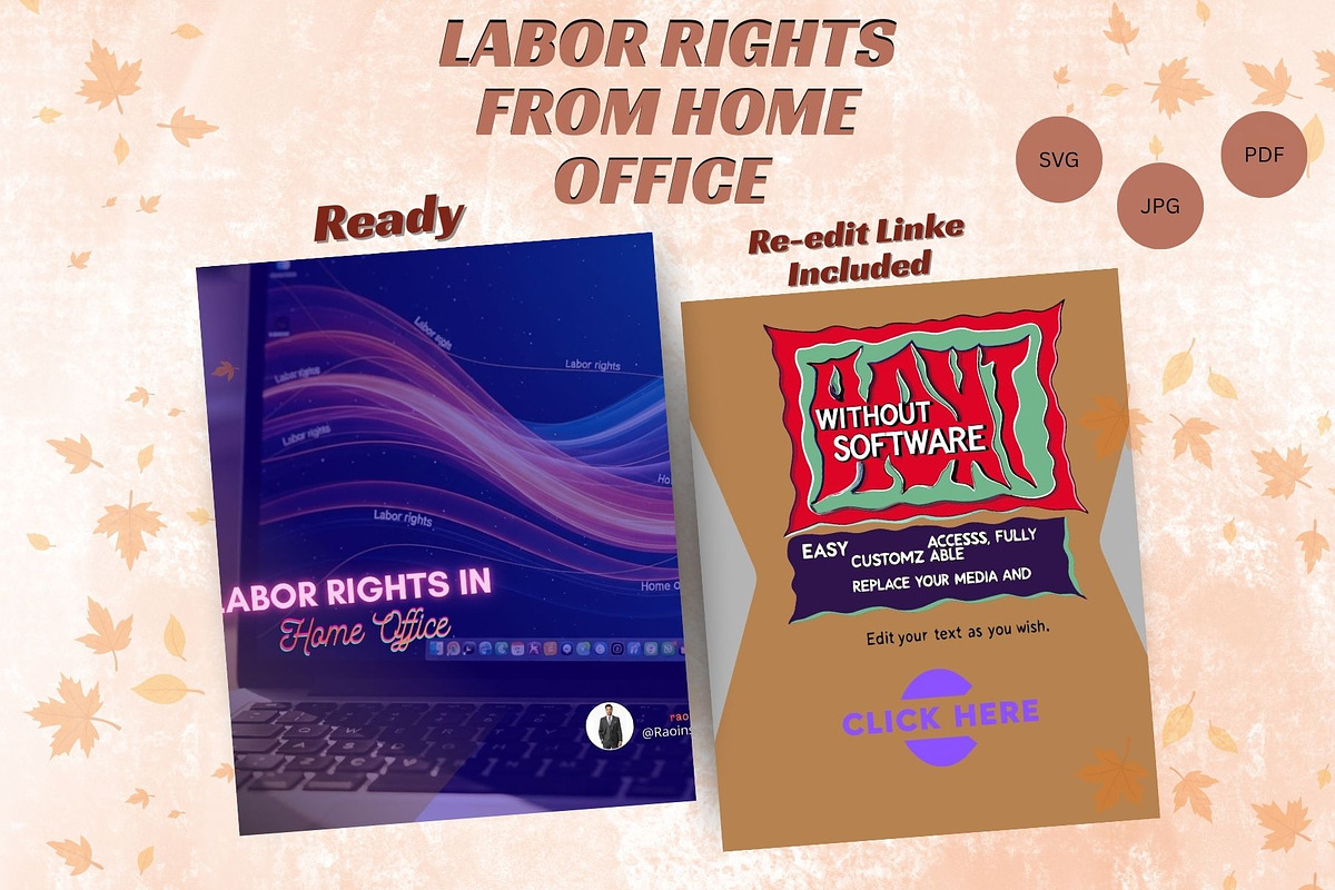 Labor Rights Awareness Flyer, a Presentation Template by Aban's World (Photo 1 of 3)