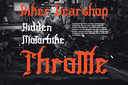 Rhoevad - Modern Blackletter Font, a Blackletter Font by Dhabee (Thumbnail 5 of 14)