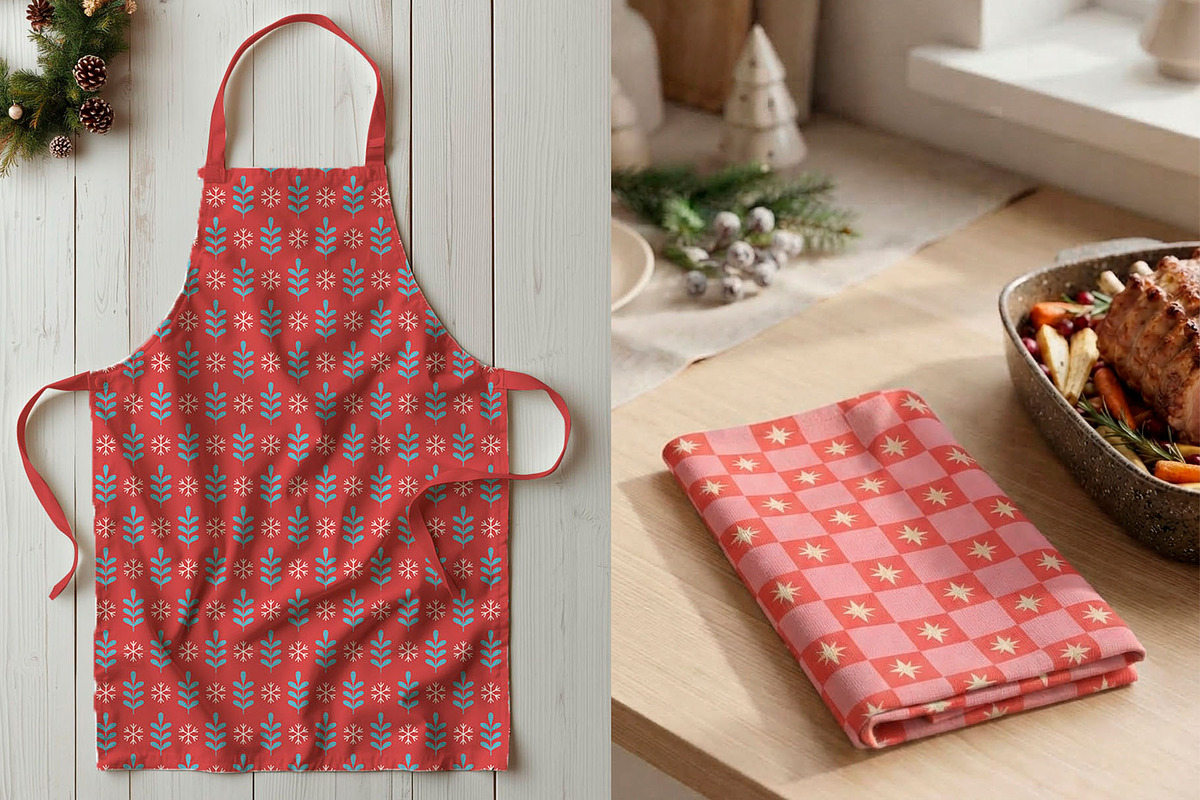 Christmas Patterns Collection, a Decorative Illustration by yarynabo (Photo 3 of 9)