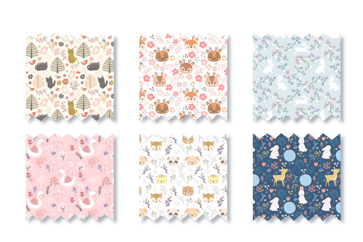 Adorable & Joyful Garden Patterns, a Pattern Graphic by DrawStudio1988 (Photo 6 of 9)