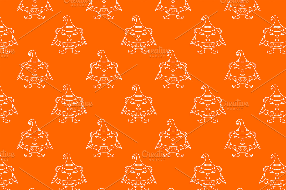 Halloween digital paper pack, a Seasonal Illustration by pictures for you (Photo 8 of 13)