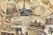 Vintage Travel Postcards, a Pattern Graphic by Printable Treasure (Thumbnail 7 of 7)