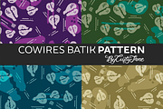 Cowries Batik Pattern, a Pattern Graphic by ByGiftyJane (Thumbnail 1 of 8)
