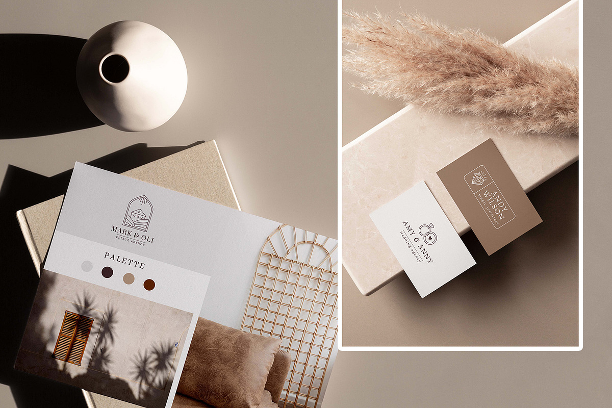 Line logos CANVA & AI, a Branding & Logo Template by Alisovna (Photo 3 of 13)