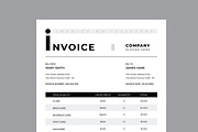 Minimal Invoice Layout, a Stationery Template by MightyDesign (Thumbnail 2 of 8)