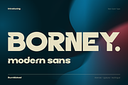 Borney, a Sans Serif Font by Burntilldead (Thumbnail 2 of 13)