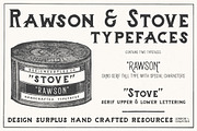 Rawson & Stove Typefaces, a Serif Font by Design Surplus (Thumbnail 1 of 6)