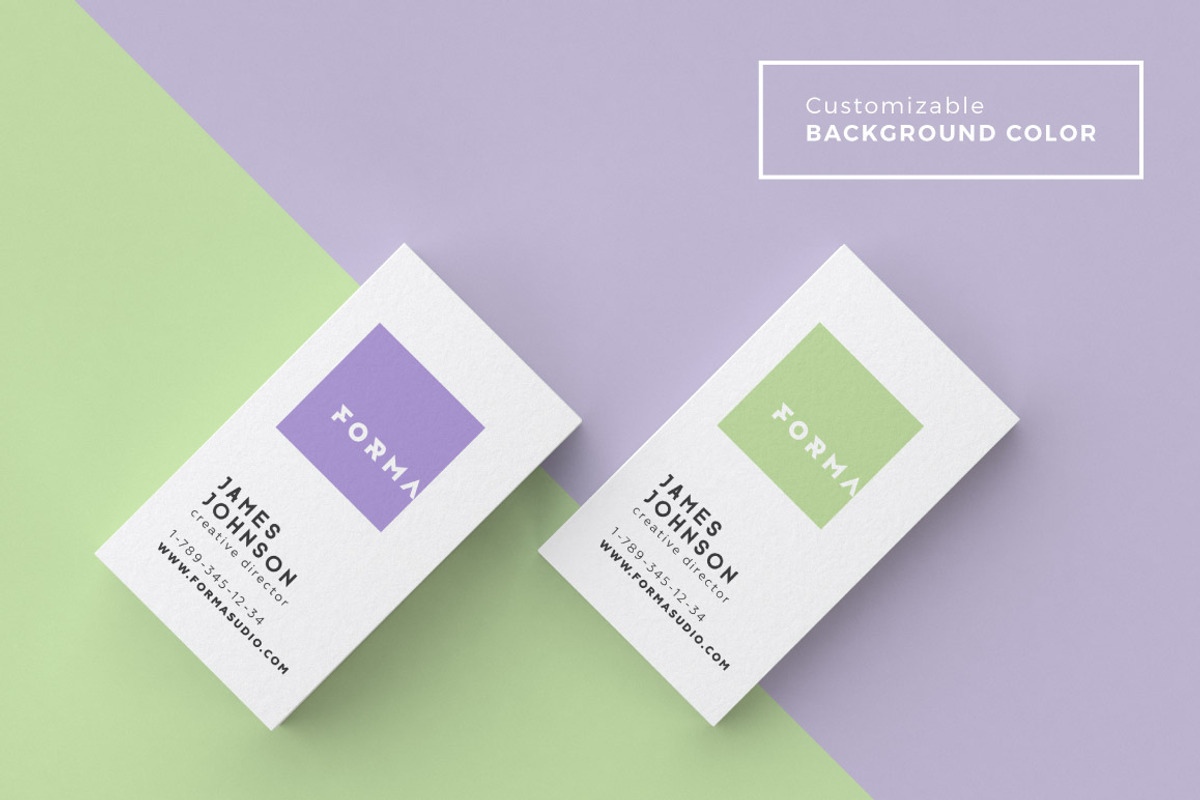 Business Cards Mockup Pack, a Print Template by BULBFISH (Photo 4 of 10)