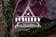 Set of Meat Shop Logo and Badges, a Branding & Logo Template by Lustra Frisk (Thumbnail 1 of 3)