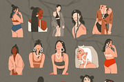 Abstract feminine portrait creator, a Person Illustration by Anastasy_helter (Thumbnail 6 of 10)