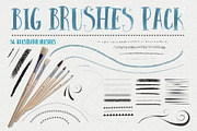 Big Illustrator Brushes Pack, a Brush Add-On by Mels Brushes (Thumbnail 1 of 2)