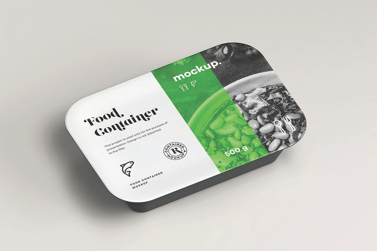 Food Container Mockup, an Advertising Mockup by DesignRushMarket (Photo 2 of 14)