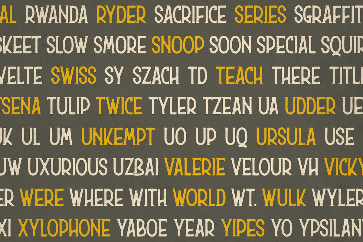 Hurson Rough - Serif preview 7