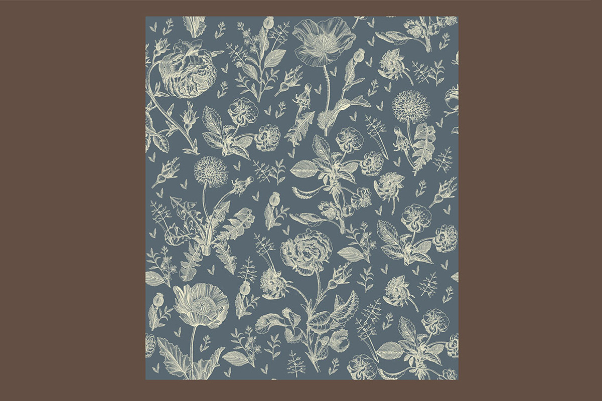 6 Seamless Flowers Roses Pattern, a Pattern Graphic by Vintage (Photo 6 of 7)