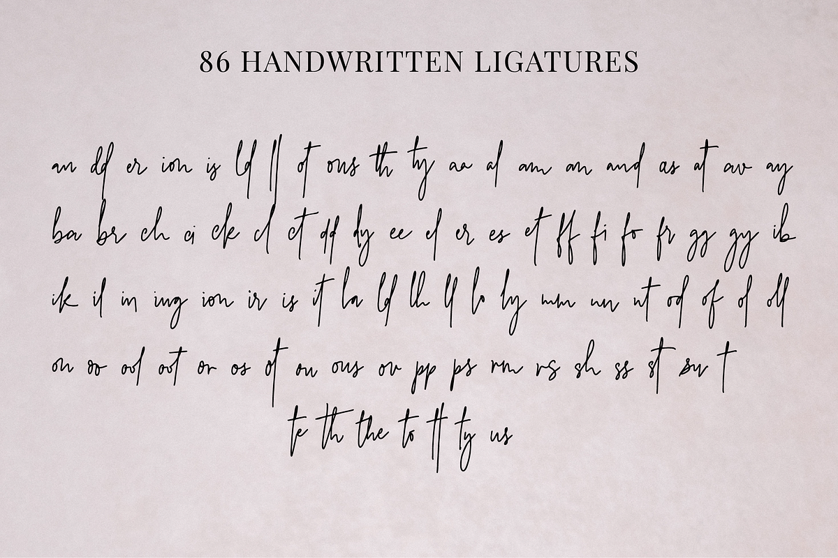 Simply Breathtaking Font Duo preview 7