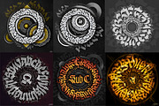 Calligraphy Shape Grids & Brushes, a Brush Add-On by Magnatype (Thumbnail 2 of 7)