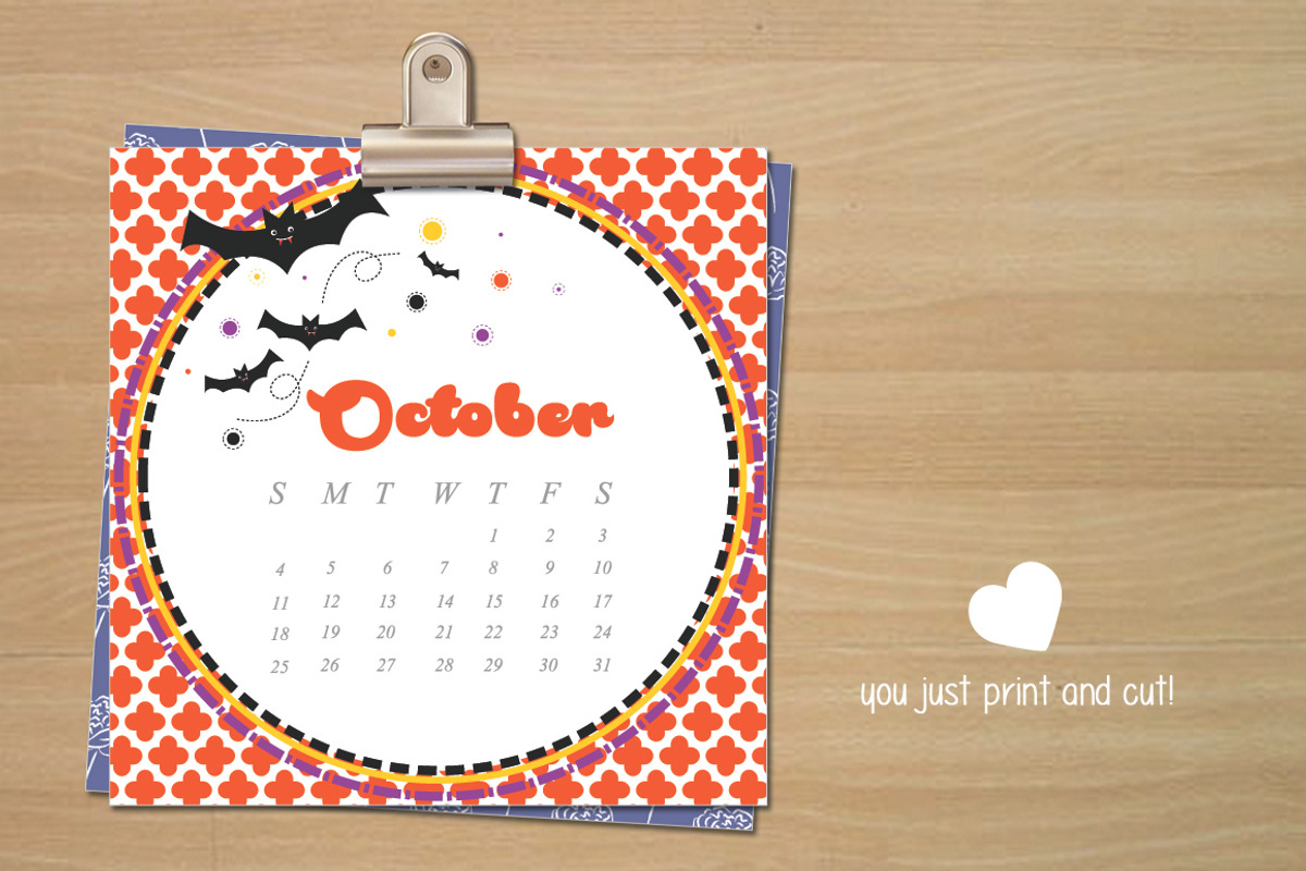 Cute Calender 2015, a Stationery Template by Pegaconleche Papercute (Photo 4 of 4)